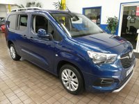 USED 2020 70 VAUXHALL COMBO LIFE 1.5 Turbo D Elite XL MPV 5dr Diesel Auto Euro 6 (s/s) (130 ps) 7 SEATS SAT NAV ANDROID APPLE CARPLAY CRUISE CONTROL PARKING SENSORS 1 OWNER SERVICE HISTORY WARRANTY