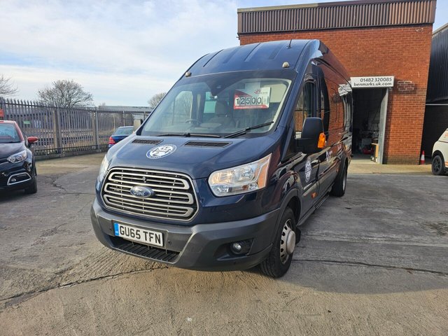 2015 65 Ford Transit 2.2 TDCi 460 HDT Trend Minibus 4dr Diesel Manual L4 H3 (17 seats) (196 g/km, 123 bhp)