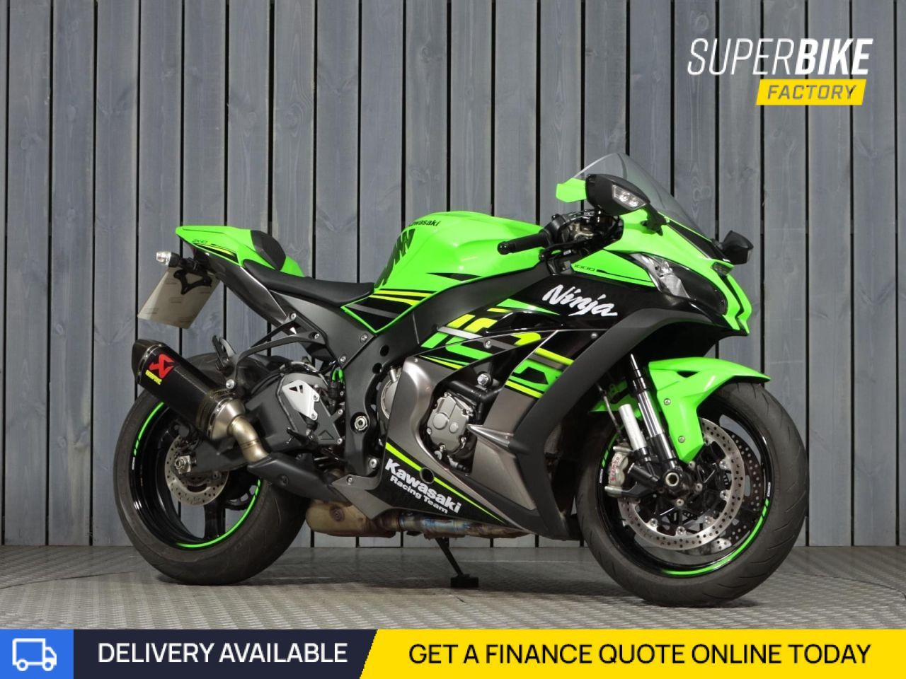 2018 KAWASAKI NINJA ZX-10R GREEN with 5658 miles - Used