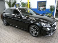 USED 2020 70 MERCEDES-BENZ C-CLASS 2.0 C300e 13.5kWh AMG Line Edition Estate 5dr Petrol Plug-in Hybrid G-Tronic+ Euro 6 (s/s) (320 ps) SAT NAV HEATED LEATHER INTERIOR REAR VIEW CAMERA CRUISE CONTROL PARKING SENSOR 1 OWNER MERCEDES SERVICE HISTORY WARRANTY