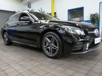 USED 2020 70 MERCEDES-BENZ C-CLASS 2.0 C300e 13.5kWh AMG Line Edition Estate 5dr Petrol Plug-in Hybrid G-Tronic+ Euro 6 (s/s) (320 ps) SAT NAV HEATED LEATHER INTERIOR REAR VIEW CAMERA CRUISE CONTROL PARKING SENSOR 1 OWNER MERCEDES SERVICE HISTORY WARRANTY