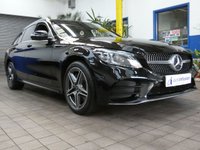 USED 2020 70 MERCEDES-BENZ C-CLASS 2.0 C300e 13.5kWh AMG Line Edition Estate 5dr Petrol Plug-in Hybrid G-Tronic+ Euro 6 (s/s) (320 ps) SAT NAV HEATED LEATHER INTERIOR REAR VIEW CAMERA CRUISE CONTROL PARKING SENSOR 1 OWNER MERCEDES SERVICE HISTORY WARRANTY