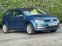 USED 2015 64 VOLKSWAGEN POLO 1.0 BlueMotion Tech SE Hatchback 3dr Petrol Manual Euro 6 (s/s) (75 ps) RARE 1.0 ENGINE