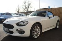 USED 2017 17 FIAT 124 1.4 MultiAir Lusso Convertible 2dr Petrol Euro 6 (140 ps) VIEW AND RESERVE ONLINE OR CALL 01527-853940 FOR MORE INFO.