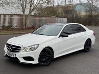 USED 2015 15 MERCEDES-BENZ E-CLASS 2.1 E220 BlueTEC AMG Night Edition Saloon 4dr Diesel G-Tronic+ Euro 6 (s/s) (177 ps) 