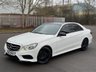 USED 2015 15 MERCEDES-BENZ E-CLASS 2.1 E220 BlueTEC AMG Night Edition Saloon 4dr Diesel G-Tronic+ Euro 6 (s/s) (177 ps) 