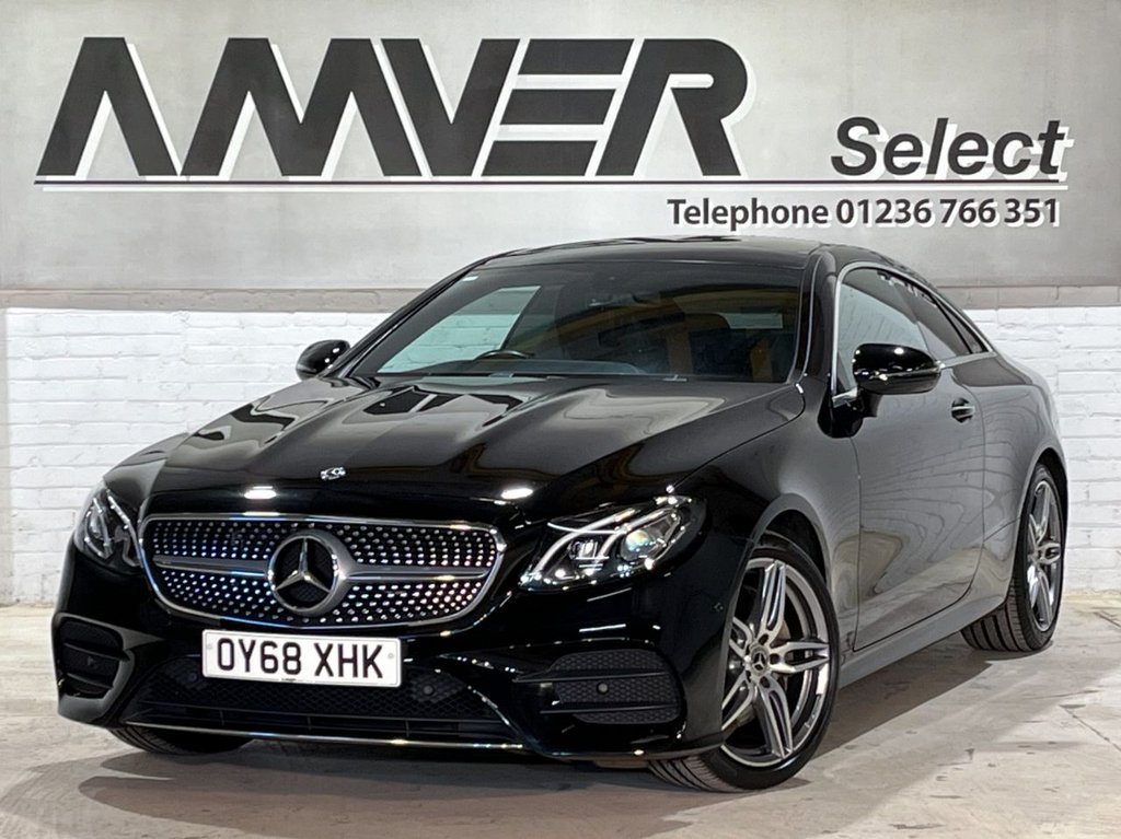 USED 2018 68 MERCEDES-BENZ E-CLASS 2.0 E220d AMG Line (Premium) Coupe 2dr Diesel G-Tronic+ Euro 6 (s/s) (194 ps) 