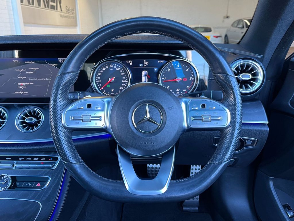 USED 2018 68 MERCEDES-BENZ E-CLASS 2.0 E220d AMG Line (Premium) Coupe 2dr Diesel G-Tronic+ Euro 6 (s/s) (194 ps) 