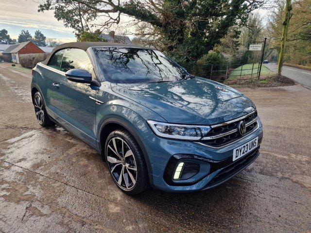 2023 23 Volkswagen T-Roc 1.5 TSI R-Line Convertible 2dr Petrol Manual 2WD Euro 6 (s/s) (150 ps)