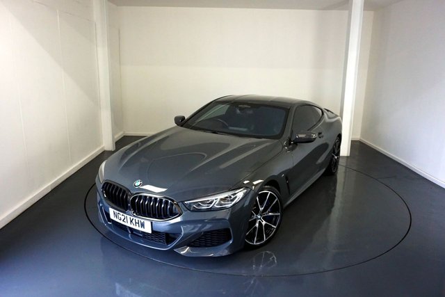 2021 21 BMW 8 Series 3.0 840i M Sport Coupe-FACTORY EXTRAS WORTH &pound;10,770.00-2 FORMER KEEPERS FINISHED IN DRAVIT GREY WITH BLACK MERINO LEATHER AND M PIPING-20