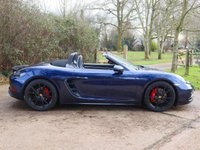 USED 2018 18 PORSCHE 718 BOXSTER 2.5T GTS Convertible 2dr Petrol PDK Euro 6 (s/s) (365 ps) FULL PORSCHE HISTORY, PORSCHE WARRANTY TO MARCH 2026, BOSE, PASM, CHRONO, SPORTS EXHAUST, CAR PLAY MIRRORLINK, PDK, HEATED SEATS, NIGHT BLUE PAINTWORK