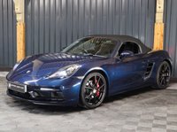 USED 2018 18 PORSCHE 718 BOXSTER 2.5T GTS Convertible 2dr Petrol PDK Euro 6 (s/s) (365 ps) FULL PORSCHE HISTORY, PORSCHE WARRANTY TO MARCH 2026, BOSE, PASM, CHRONO, SPORTS EXHAUST, CAR PLAY MIRRORLINK, PDK, HEATED SEATS, NIGHT BLUE PAINTWORK