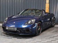 USED 2018 18 PORSCHE 718 BOXSTER 2.5T GTS Convertible 2dr Petrol PDK Euro 6 (s/s) (365 ps) FULL PORSCHE HISTORY, PORSCHE WARRANTY TO MARCH 2026, BOSE, PASM, CHRONO, SPORTS EXHAUST, CAR PLAY MIRRORLINK, PDK, HEATED SEATS, NIGHT BLUE PAINTWORK