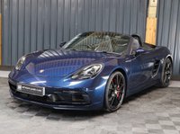 USED 2018 18 PORSCHE 718 BOXSTER 2.5T GTS Convertible 2dr Petrol PDK Euro 6 (s/s) (365 ps) FULL PORSCHE HISTORY, PORSCHE WARRANTY TO MARCH 2026, BOSE, PASM, CHRONO, SPORTS EXHAUST, CAR PLAY MIRRORLINK, PDK, HEATED SEATS, NIGHT BLUE PAINTWORK