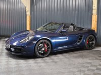 USED 2018 18 PORSCHE 718 BOXSTER 2.5T GTS Convertible 2dr Petrol PDK Euro 6 (s/s) (365 ps) FULL PORSCHE HISTORY, PORSCHE WARRANTY TO MARCH 2026, BOSE, PASM, CHRONO, SPORTS EXHAUST, CAR PLAY MIRRORLINK, PDK, HEATED SEATS, NIGHT BLUE PAINTWORK