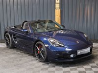 USED 2018 18 PORSCHE 718 BOXSTER 2.5T GTS Convertible 2dr Petrol PDK Euro 6 (s/s) (365 ps) FULL PORSCHE HISTORY, PORSCHE WARRANTY TO MARCH 2026, BOSE, PASM, CHRONO, SPORTS EXHAUST, CAR PLAY MIRRORLINK, PDK, HEATED SEATS, NIGHT BLUE PAINTWORK