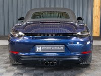 USED 2018 18 PORSCHE 718 BOXSTER 2.5T GTS Convertible 2dr Petrol PDK Euro 6 (s/s) (365 ps) FULL PORSCHE HISTORY, PORSCHE WARRANTY TO MARCH 2026, BOSE, PASM, CHRONO, SPORTS EXHAUST, CAR PLAY MIRRORLINK, PDK, HEATED SEATS, NIGHT BLUE PAINTWORK