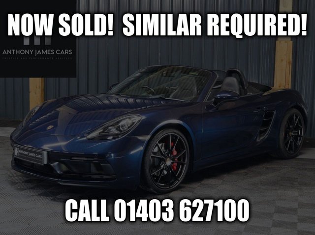 2018 18 Porsche 718 Boxster 2.5T GTS Convertible 2dr Petrol PDK Euro 6 (s/s) (365 ps)