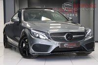 USED 2017 67 MERCEDES-BENZ C-CLASS C250D 2.1 AMG LINE PREMIUM PLUS FULL DECHROME PANO ROOF BURMESTER
