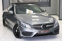 USED 2017 67 MERCEDES-BENZ C-CLASS C250D 2.1 AMG LINE PREMIUM PLUS FULL DECHROME PANO ROOF BURMESTER