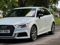 USED 2017 17 AUDI A3 1.4 TFSI CoD Black Edition Sportback 5dr Petrol Manual Euro 6 (s/s) (150 ps) 