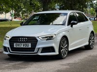 USED 2017 17 AUDI A3 1.4 TFSI CoD Black Edition Sportback 5dr Petrol Manual Euro 6 (s/s) (150 ps) 