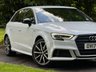 USED 2017 17 AUDI A3 1.4 TFSI CoD Black Edition Sportback 5dr Petrol Manual Euro 6 (s/s) (150 ps) 