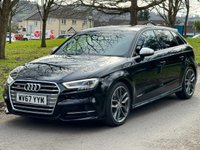 USED 2017 67 AUDI S3 2.0 TFSI Sportback 5dr Petrol S Tronic quattro Euro 6 (s/s) (310 ps) 