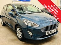 USED 2018 68 FORD FIESTA 1.1 Ti-VCT Zetec Hatchback 3 Door Petrol Manual Euro 6 (s/s) (85 ps) APPLE CAR PLAY 1 LADY OWNER