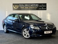 USED 2014 14 MERCEDES-BENZ E-CLASS 2.1 E220 CDI SE Saloon 4dr Diesel G-Tronic+ Euro 5 (s/s) (170 ps) SATNAV DAB BLUETOOTH HETD SEAT