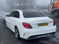 USED 2015 15 MERCEDES-BENZ C-CLASS 2.1 C220d AMG Line Saloon 4dr Diesel 7G-Tronic+ Euro 6 (s/s) (170 ps) 
