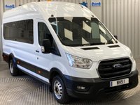 USED 2019 69 FORD TRANSIT 2.0 ECOBLUE 130 BHP 460 L4 HIGH ROOF LEADER 14 SEATER MINIBUS RWD MANUAL (EURO 6) 