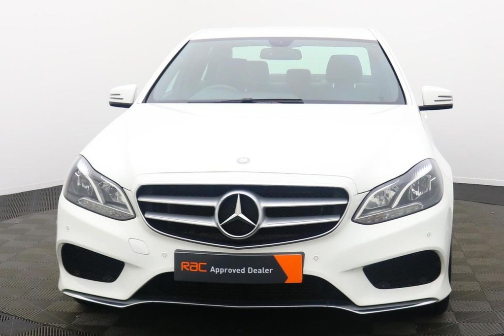 USED 2014 14 MERCEDES-BENZ E-CLASS 2.1 E220 CDI AMG Sport Saloon 4dr Diesel G-Tronic+ Euro 5 (s/s) (170 ps) Sat Nav Part Leather