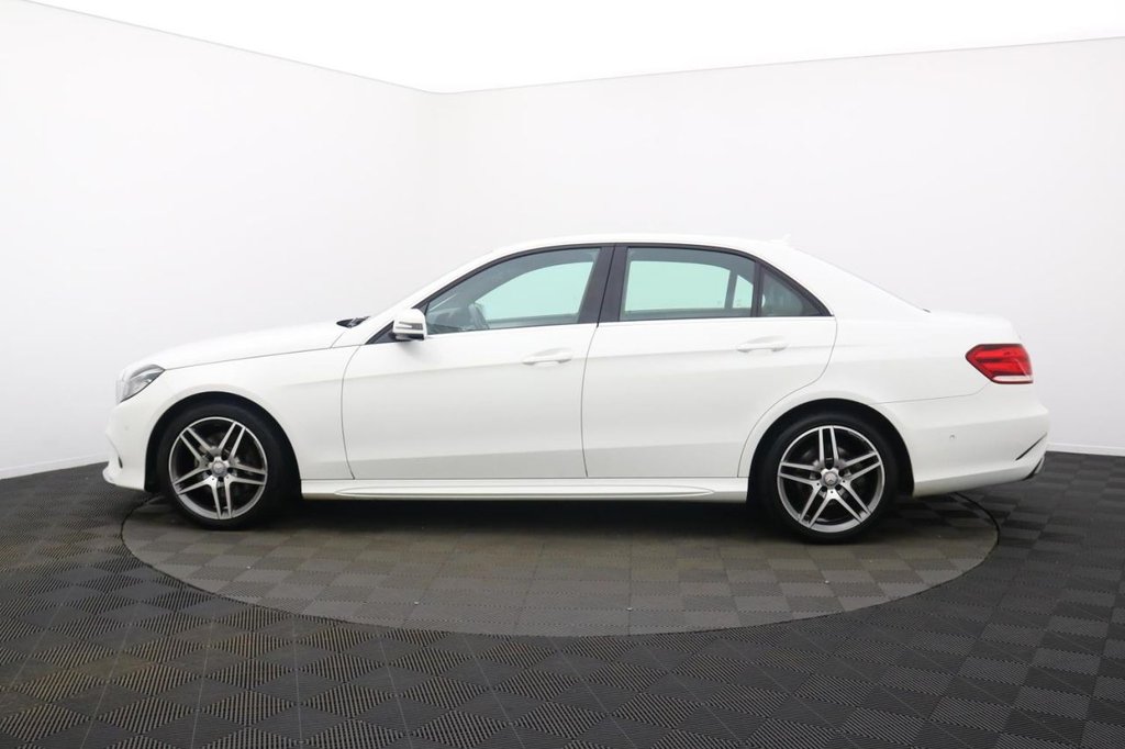 USED 2014 14 MERCEDES-BENZ E-CLASS 2.1 E220 CDI AMG Sport Saloon 4dr Diesel G-Tronic+ Euro 5 (s/s) (170 ps) Sat Nav Part Leather
