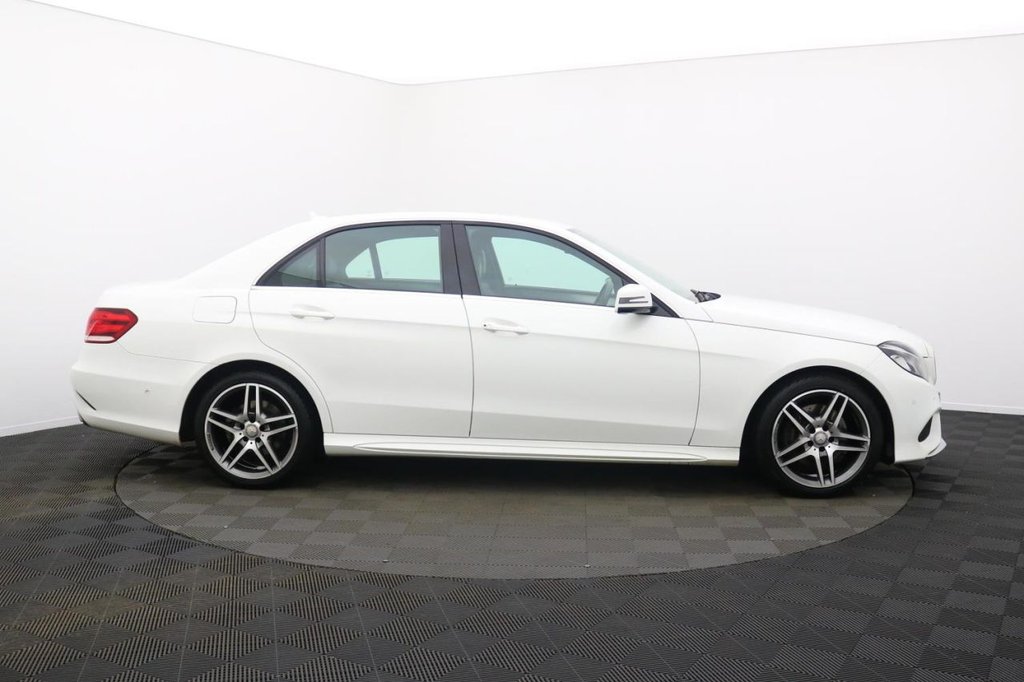 USED 2014 14 MERCEDES-BENZ E-CLASS 2.1 E220 CDI AMG Sport Saloon 4dr Diesel G-Tronic+ Euro 5 (s/s) (170 ps) Sat Nav Part Leather
