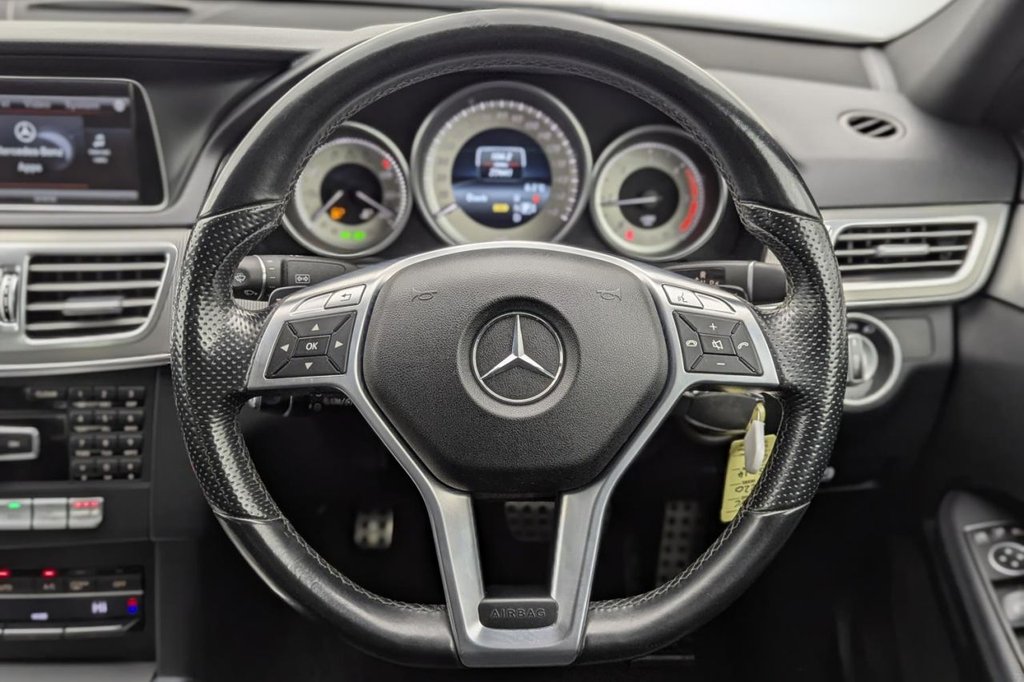 USED 2014 14 MERCEDES-BENZ E-CLASS 2.1 E220 CDI AMG Sport Saloon 4dr Diesel G-Tronic+ Euro 5 (s/s) (170 ps) Sat Nav Part Leather