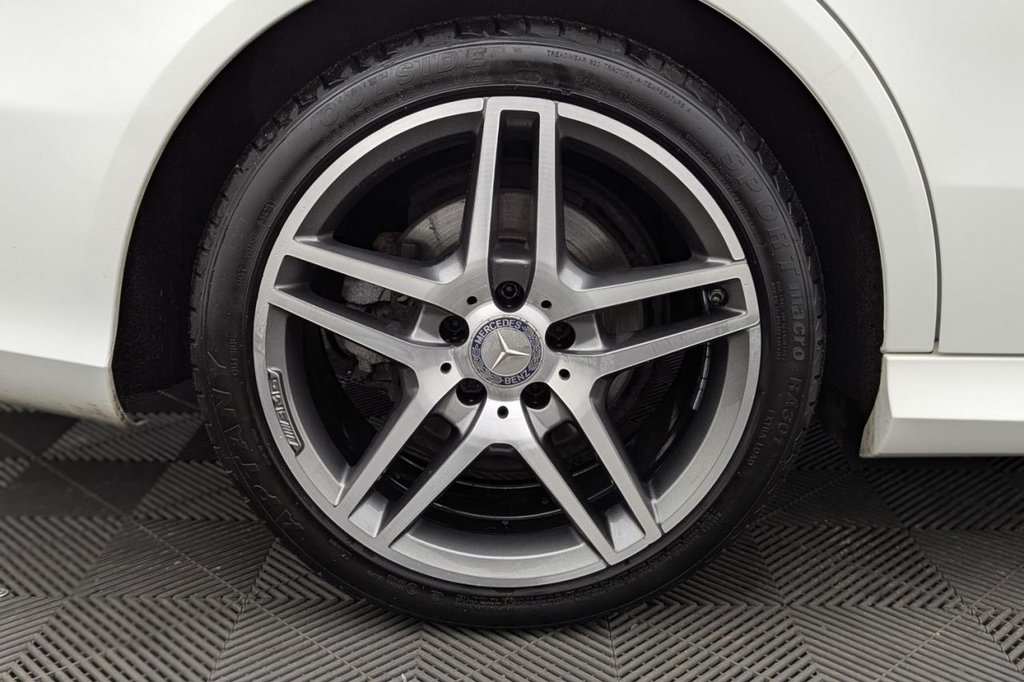 USED 2014 14 MERCEDES-BENZ E-CLASS 2.1 E220 CDI AMG Sport Saloon 4dr Diesel G-Tronic+ Euro 5 (s/s) (170 ps) Sat Nav Part Leather