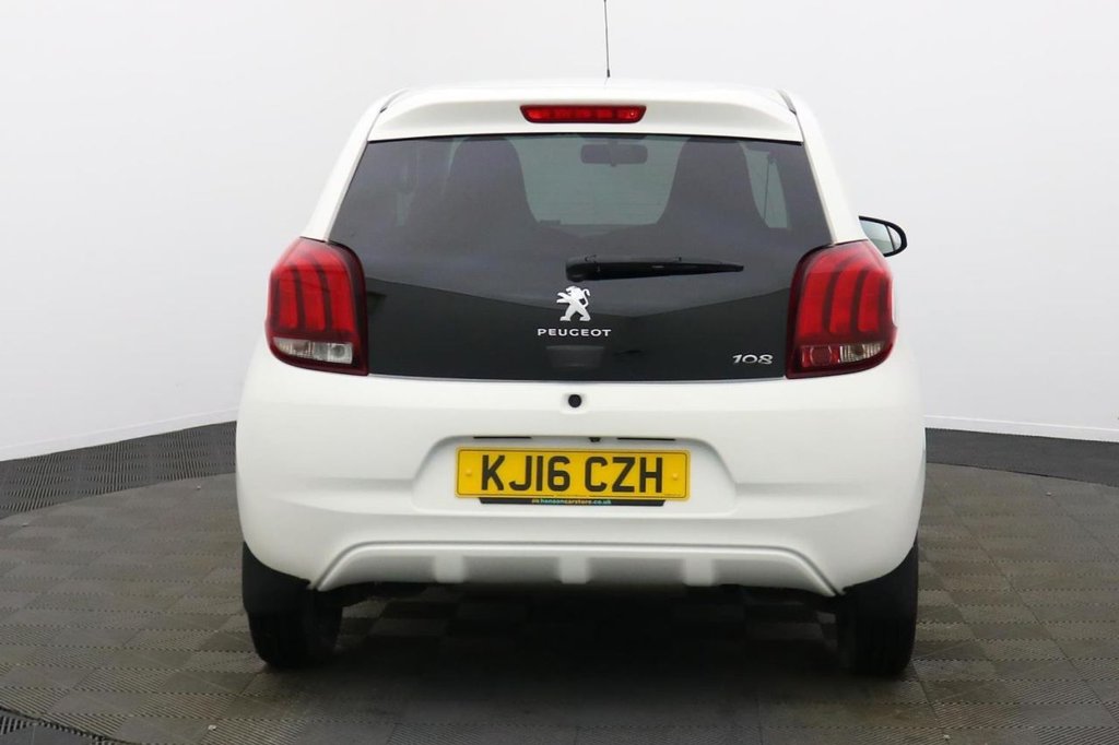USED 2016 16 PEUGEOT 108 1.2 PureTech Allure Hatchback 3dr Petrol Manual Euro 6 (82 ps) Cruise Control Air Con