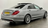 USED 2014 14 MERCEDES-BENZ S-CLASS 3.0 S350 V6 BlueTEC AMG Line Saloon 4dr Diesel G-Tronic+ Euro 6 (s/s) (258 ps) Striking Palladium Silver, Silk Beige / Espresso Leather, 20" Multi Spoke AMG Alloys, Electric Sliding Glass Sunroof, Wood and Leather Trimmed Steering Wheel, Soft Close Doors