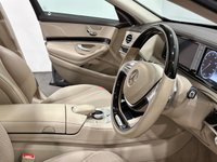USED 2014 14 MERCEDES-BENZ S-CLASS 3.0 S350 V6 BlueTEC AMG Line Saloon 4dr Diesel G-Tronic+ Euro 6 (s/s) (258 ps) Striking Palladium Silver, Silk Beige / Espresso Leather, 20" Multi Spoke AMG Alloys, Electric Sliding Glass Sunroof, Wood and Leather Trimmed Steering Wheel, Soft Close Doors