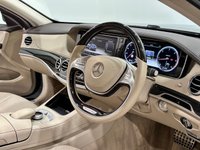 USED 2014 14 MERCEDES-BENZ S-CLASS 3.0 S350 V6 BlueTEC AMG Line Saloon 4dr Diesel G-Tronic+ Euro 6 (s/s) (258 ps) Striking Palladium Silver, Silk Beige / Espresso Leather, 20" Multi Spoke AMG Alloys, Electric Sliding Glass Sunroof, Wood and Leather Trimmed Steering Wheel, Soft Close Doors