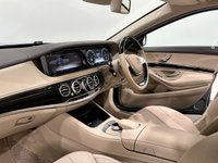 USED 2014 14 MERCEDES-BENZ S-CLASS 3.0 S350 V6 BlueTEC AMG Line Saloon 4dr Diesel G-Tronic+ Euro 6 (s/s) (258 ps) Striking Palladium Silver, Silk Beige / Espresso Leather, 20" Multi Spoke AMG Alloys, Electric Sliding Glass Sunroof, Wood and Leather Trimmed Steering Wheel, Soft Close Doors