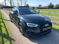 USED 2020 20 AUDI S3 2.0 TFSI Black Edition Saloon 4dr Petrol S Tronic quattro Euro 6 (s/s) (300 ps) AUDI S3 2.0 TFSI Black Edition