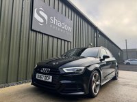 USED 2017 67 AUDI S3 2.0 TFSI Black Edition Sportback 5dr Petrol S Tronic quattro Euro 6 (s/s) (310 ps) 