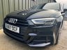 USED 2017 67 AUDI S3 2.0 TFSI Black Edition Sportback 5dr Petrol S Tronic quattro Euro 6 (s/s) (310 ps) 