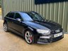 USED 2017 67 AUDI S3 2.0 TFSI Black Edition Sportback 5dr Petrol S Tronic quattro Euro 6 (s/s) (310 ps) 