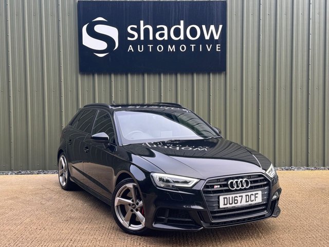 2017 67 Audi S3 2.0 TFSI Black Edition Sportback 5dr Petrol S Tronic quattro Euro 6 (s/s) (310 ps)