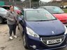 USED 2013 13 PEUGEOT 208 1.2l 5d  MANUAL 82 BHP 