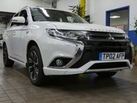 USED 2015 65 MITSUBISHI OUTLANDER 2.0h 12kWh GX4h SUV 5dr Petrol Plug-in Hybrid CVT 4WD Euro 6 (s/s) (200 ps) &pound;0 ROAD TAX SAT NAV SUNROOF LEATHER CAMERA NICE TIDY EXAMPLE