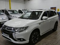 USED 2015 65 MITSUBISHI OUTLANDER 2.0h 12kWh GX4h SUV 5dr Petrol Plug-in Hybrid CVT 4WD Euro 6 (s/s) (200 ps) &pound;0 ROAD TAX SAT NAV SUNROOF LEATHER CAMERA NICE TIDY EXAMPLE